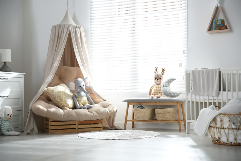 intérieur moderne de chambre bébé